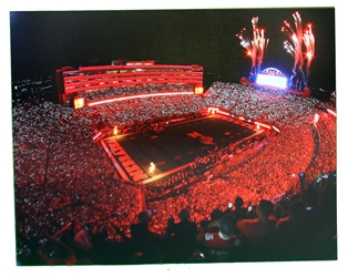 8X10 Memorial Stadium Red Out Thunderstruck Photo Buss Nebraska Cornhuskers, Nebraska  Prints & Posters, Huskers  Prints & Posters, Nebraska 8X10 Memorial Stadium Red Out Thunderstruck Photo Buss, Huskers 8X10 Memorial Stadium Red Out Thunderstruck Photo Buss