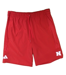 Adidas Nebraska Dominance Woven Short - Red Nebraska Cornhuskers, Nebraska  Mens Shorts & Pants, Huskers  Mens Shorts & Pants, Nebraska Short & Pants, Huskers Short & Pants, Nebraska Adidas, Huskers Adidas, Nebraska Adidas Red Nebraska 9 Inch Woven Short, Huskers Adidas Red Nebraska 9 Inch Woven Short