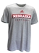 Adidas Nebraska Football Locker Practice Pregame Tee - Ash - AT-G1271