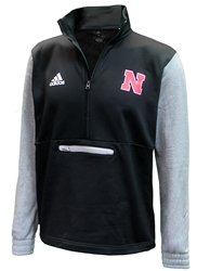 Adidas Nebraska N Zone Quarter Zip Nebraska Cornhuskers, Nebraska  Mens Outerwear, Huskers  Mens Outerwear, Nebraska  Mens, Huskers  Mens, Nebraska Adidas, Huskers Adidas, Nebraska Adidas Black Nebraska Primary Logo Team Issue 1/4 Zip, Huskers Adidas Black Nebraska Primary Logo Team Issue 1/4 Zip