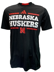 Adidas 2024 D4T Nebraska Huskers Locker Wordmark Pregame Tee Nebraska Cornhuskers, Nebraska  Mens T-Shirts, Huskers  Mens T-Shirts, Nebraska  Mens, Huskers  Mens, Nebraska  Short Sleeve, Huskers  Short Sleeve, Nebraska Adidas, Huskers Adidas, Nebraska Black Out!, Huskers Black Out!, Nebraska Adidas Black D4T Nebraska Huskers Locker Wordmark SS Pregame Tee, Huskers Adidas Black D4T Nebraska Huskers Locker Wordmark SS Pregame Tee