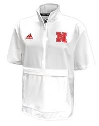 Adidas 2024 Nebraska Woven Quarter Zip - White Nebraska Cornhuskers, Nebraska  Mens Outerwear, Huskers  Mens Outerwear, Nebraska  Mens, Huskers  Mens, Nebraska Adidas, Huskers Adidas, Nebraska Adidas 2024 White Nebraska SS Woven Qtr  Zip, Huskers Adidas 2024 White Nebraska SS Woven Qtr  Zip