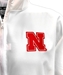 Adidas 2024 Nebraska Woven Quarter Zip - White - AW-H9139