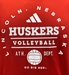 Adidas 2024 Team Issue Nebraska Volleyball All Around Locker Hoodie - AS-H8413