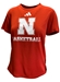 Adidas 2024 Womens Nebraska Basketball Step-Back 3 Tee - AT-G1292