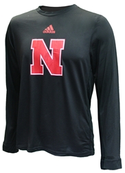 Adidas Nebraska Creator Locker Logo Iron N LS Tee - Black Nebraska Cornhuskers, Nebraska  Mens, Huskers  Mens, Nebraska  Long Sleeve, Huskers  Long Sleeve, Nebraska  Mens T-Shirts, Huskers  Mens T-Shirts, Nebraska Black Out!, Huskers Black Out!, Nebraska Adidas, Huskers Adidas, Nebraska Adidas Black Nebraska Creator Locker Logo Iron N LS Tee, Huskers Adidas Black Nebraska Creator Locker Logo Iron N LS Tee