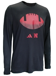 Adidas Nebraska Football Dominance Long Sleeve Tee Nebraska Cornhuskers, Nebraska  Mens, Huskers  Mens, Nebraska  Long Sleeve, Huskers  Long Sleeve, Nebraska  Mens T-Shirts, Huskers  Mens T-Shirts, Nebraska Adidas, Huskers Adidas, Nebraska Black Out!, Huskers Black Out!, Nebraska Adidas Black Nebraska Locker Spray Football LS Tee, Huskers Adidas Black Nebraska Locker Spray Football LS Tee