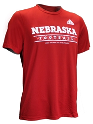 Adidas Nebraska Football Locker Tee 2022 - Red Nebraska Cornhuskers, Nebraska  Mens T-Shirts, Huskers  Mens T-Shirts, Nebraska  Mens, Huskers  Mens, Nebraska  Short Sleeve, Huskers  Short Sleeve, Nebraska Adidas, Huskers Adidas, Nebraska Adidas Red Locker Practice Creator SS Tee , Huskers Adidas Red Locker Practice Creator SS Tee 