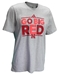 Adidas Nebraska Go Big Double Red Tee - AT-G1324