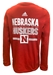 Adidas Nebraska Huskers Back On Deck LS Fresh Tee - AT-H4475