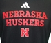 Adidas Nebraska Huskers Midnight Pregame Tee - AT-G1288