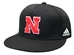 Adidas Nebraska Iron N Flat Brim Snapback - HT-F3042