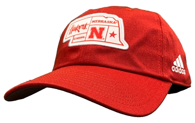 Adidas Nebraska State Patch Slouch Nebraska Cornhuskers, Nebraska  Mens Hats, Huskers  Mens Hats, Nebraska  Mens Hats, Huskers  Mens Hats, Nebraska Adidas, Huskers Adidas, Nebraska Adidas Adjustable Red Nebraska State Shape Slouch Hat, Huskers Adidas Adjustable Red Nebraska State Shape Slouch Hat