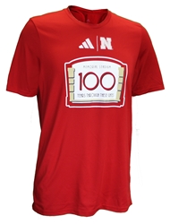 Adidas Memorial Stadium Century Performance Tee Nebraska Cornhuskers, Nebraska  Mens, Huskers  Mens, Nebraska  Short Sleeve, Huskers  Short Sleeve, Nebraska  Mens T-Shirts, Huskers  Mens T-Shirts, Nebraska Adidas, Huskers Adidas, Nebraska Adidas Red Nebraska 100 Year Pregame SS Tee, Huskers Adidas Red Nebraska 100 Year Pregame SS Tee