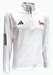 Adidas White Husker Script Quarter Zip Golf Jacket - AW-H9122