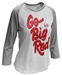 Adidas Womens Go Big Red  Blackshirts Raglan - AT-F7027