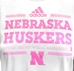 Adidas Womens Nebraska Huskers Breast Health Awareness Tee - AT-H4481