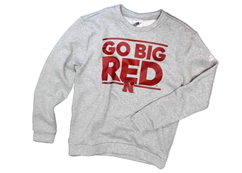 Adidas Youth Go Big Red Classic Fleece Crew Nebraska Cornhuskers, Nebraska  Youth, Huskers  Youth, Nebraska  Crew, Huskers  Crew, Nebraska  Kids, Huskers  Kids, Nebraska Adidas, Huskers Adidas, Nebraska Adidas Youth Grey Go Big Red Dassler Local Fleece Crew, Huskers Adidas Youth Grey Go Big Red Dassler Local Fleece Crew