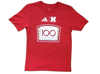 Adidas Youth Red 100 Year Memorial Stadium Tee Nebraska Cornhuskers, Nebraska  Kids, Huskers  Kids, Nebraska  Short Sleeve, Huskers  Short Sleeve, Nebraska  Youth, Huskers  Youth, Nebraska Adidas, Huskers Adidas, Nebraska Adidas Youth Red 100 Year Memorial Stadium SS Tee, Huskers Adidas Youth Red 100 Year Memorial Stadium SS Tee