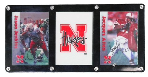 Back to Back Champs Allen N Jenkins Player Cards Nebraska Cornhuskers, 2004 Schedule Card