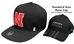 Big Black Nebraska Huskers Jumbo Flat Bill Noggin Boss - NV-H4002