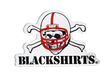 Blackshirts Acrylic Magnet Nebraska Cornhuskers, Nebraska Stickers Decals & Magnets, Huskers Stickers Decals & Magnets, Nebraska Blackshirts Acrylic Magnet, Huskers Blackshirts Acrylic Magnet