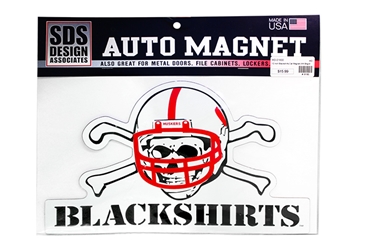 Blackshirts Car Magnet  Nebraska Cornhuskers, husker football, nebraska cornhuskers merchandise, husker merchandise, nebraska merchandise, nebraska cornhuskers vehicle items, husker car stuff, nebraska vehicle items, husker vehicle items, husker auto accessories, nebraska cornhuskers auto accessories, nebraska car accessories, husker car accessories, nebraska cornhuskers car accessories, nebraska cornhuskers truck accessories, husker truck accessories, nebraska truck accessories, blackshirts car magnet