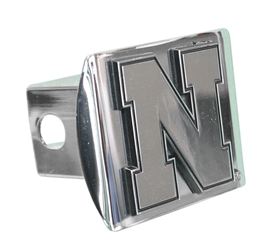 Chrome Nebraska N Hitchcover Nebraska Cornhuskers, Nebraska Vehicle, Huskers Vehicle, Nebraska  Tailgating, Huskers  Tailgating, Nebraska Hitchcover, Huskers Hitchcover