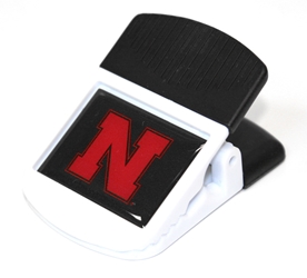 Magnetic Husker Snack Bag Clip Nebraska Cornhuskers, Domed Circle Magnetic Clip