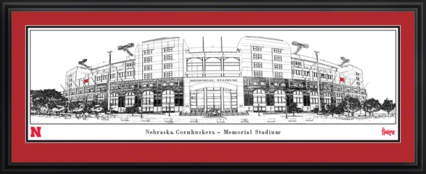 Deluxe Framed Nebraska Memorial Stadium Line Art Panorama Nebraska Cornhuskers, Nebraska Collectibles, Huskers Collectibles, Nebraska Home & Office, Huskers Home & Office, Nebraska  Game Room & Big Red Room, Huskers  Game Room & Big Red Room, Nebraska  Office Den & Entry, Huskers  Office Den & Entry, Nebraska Wall Decor, Huskers Wall Decor, Nebraska  Framed Pieces, Huskers  Framed Pieces, Nebraska Deluxe Framed Panorama of Memorial Stadium Line Art, Huskers Deluxe Framed Panorama of Memorial Stadium Line Art