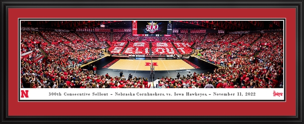 Deluxe Framed Nebraska Volleyball 300th Consecutive Sellout Panorama Nebraska Cornhuskers, Nebraska Collectibles, Huskers Collectibles, Nebraska Home & Office, Huskers Home & Office, Nebraska  Game Room & Big Red Room, Huskers  Game Room & Big Red Room, Nebraska  Office Den & Entry, Huskers  Office Den & Entry, Nebraska Wall Decor, Huskers Wall Decor, Nebraska  Framed Pieces, Huskers  Framed Pieces, Nebraska Deluxe Framed Nebraska Volleyball 300th Consecutive Sellout Panorama, Huskers Deluxe Framed Nebraska Volleyball 300th Consecutive Sellout Panorama