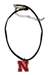 Enamel N Suede Choker Necklace - DU-A0223