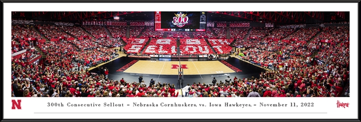 Framed Nebraska Volleyball 300th Consecutive Sellout Panorama Nebraska Cornhuskers, Nebraska Collectibles, Huskers Collectibles, Nebraska Home & Office, Huskers Home & Office, Nebraska  Game Room & Big Red Room, Huskers  Game Room & Big Red Room, Nebraska  Office Den & Entry, Huskers  Office Den & Entry, Nebraska Wall Decor, Huskers Wall Decor, Nebraska  Framed Pieces, Huskers  Framed Pieces, Nebraska Framed Nebraska Volleyball 300th Consecutive Sellout Panorama, Huskers Framed Nebraska Volleyball 300th Consecutive Sellout Panorama