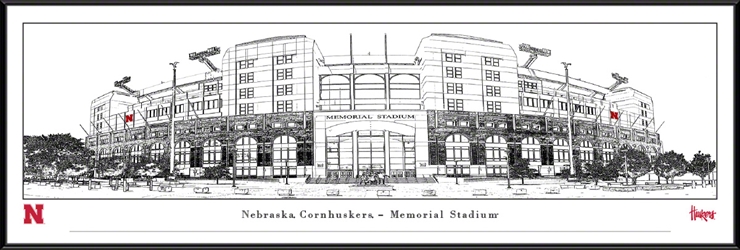 Framed UNL Memorial Stadium Line Art Panorama Nebraska Cornhuskers, Nebraska Collectibles, Huskers Collectibles, Nebraska Home & Office, Huskers Home & Office, Nebraska  Game Room & Big Red Room, Huskers  Game Room & Big Red Room, Nebraska  Office Den & Entry, Huskers  Office Den & Entry, Nebraska Wall Decor, Huskers Wall Decor, Nebraska  Framed Pieces, Huskers  Framed Pieces, Nebraska Framed UNL Memorial Stadium Line Art Panorama , Huskers Framed UNL Memorial Stadium Line Art Panorama