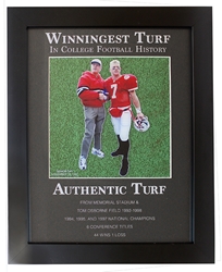 Frost N Osborne Senior-Day Winningest Turf Plaque Nebraska Cornhuskers, Nebraska  Framed Pieces, Huskers  Framed Pieces, Nebraska Collectibles, Huskers Collectibles, Nebraska Welcome Home Coach Frost, Huskers Welcome Home Coach Frost, Nebraska Frost N Osborne Senior-Day Winningest Turf Plaque, Huskers Frost N Osborne Senior-Day Winningest Turf Plaque