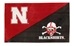 HUSKER/BLACKSHIRTS FLAG - FW-50010