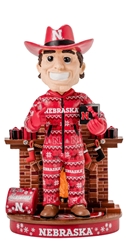 Herbie Holiday Bobblehead Nebraska Cornhuskers, Nebraska  Holiday Items, Huskers  Holiday Items, Nebraska Collectibles, Huskers Collectibles, Nebraska 2022 Herbie Holiday Figurine, Huskers 2022 Herbie Holiday Figurine