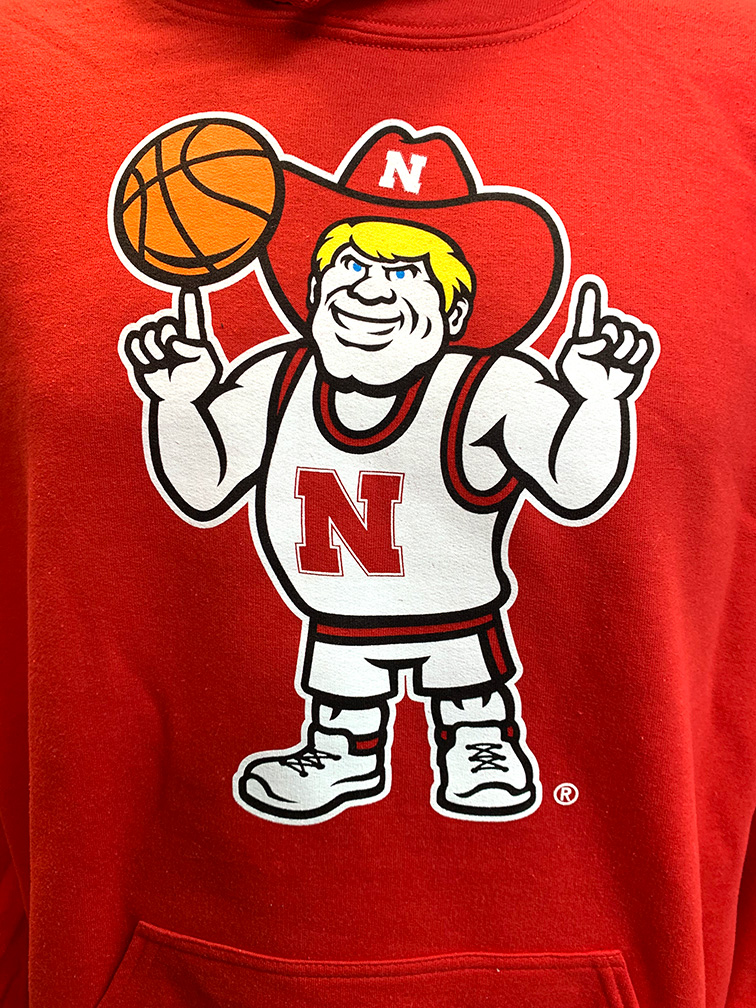 Nebraska Red Herbie Husker 3/4 Sleeve Twirl Bodysuit main image 1