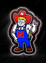 Herbie Husker Mascot LED Glazelite Nebraska Cornhuskers, Nebraska  Bedroom & Bathroom, Huskers  Bedroom & Bathroom, Nebraska  Game Room & Big Red Room, Huskers  Game Room & Big Red Room, Nebraska  Office Den & Entry, Huskers  Office Den & Entry, Nebraska Herbie Husker Mascot LED Glazelite Evergreen, Huskers Herbie Husker Mascot LED Glazelite Evergreen