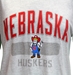 Herbie Husker Tri-Blend LS Tee - Oatmeal - AT-G1618