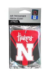 Husker 2 Pack Car Air Freshener Nebraska Cornhuskers, husker football, nebraska cornhuskers merchandise, husker merchandise, nebraska merchandise, nebraska cornhuskers vehicle items, husker car stuff, nebraska vehicle items, husker vehicle items, husker auto accessories, nebraska cornhuskers auto accessories, nebraska car accessories, husker car accessories, nebraska cornhuskers car accessories, nebraska cornhuskers truck accessories, husker truck accessories, nebraska truck accessories, Car Coaster Air Freshener