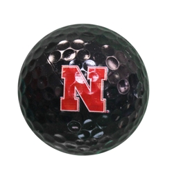 Husker Golf Ball - Black Nebraska Cornhuskers, husker football, nebraska cornhuskers merchandise, husker merchandise, nebraska merchandise, nebraska cornhuskers golf accessories, husker golf accessories, nebraska golf accessories, nebraska golf merchandise, husker golf merchandise, Nebraska Cornhuskers golf merchandise, Husker Black Golf Ball, Golf Balls