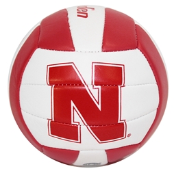 Husker Mini Volleyball Nebraska cornhuskers, Nebraska cornhuskers merchandise, Nebraska cornhuskers volleyball, husker volley, nebraska volleyball, red and white husker volleyball