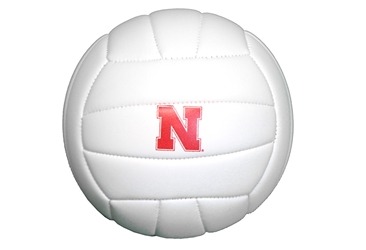 Husker Mini Volleyball Nebraska cornhuskers, Nebraska cornhuskers merchandise, Nebraska cornhuskers volleyball, Husker mini volleyball, Nebraska mini volleyball, white husker mini volleyball