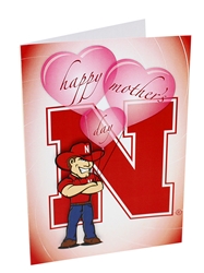 Husker Mothers Day Card Nebraska Cornhuskers, Nebraska  Novelty, Huskers  Novelty, Nebraska  Holiday Items, Huskers  Holiday Items, Nebraska Husker Mothers Day Card, Huskers Husker Mothers Day Card