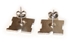 Husker N Post Earrings - DU-98080