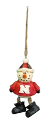 Husker Snowman Ornament  Nebraska Cornhuskers, Nebraska  Holiday Items, Huskers  Holiday Items, Nebraska  Office Den & Entry, Huskers  Office Den & Entry, Nebraska Husker Snowman, Huskers Husker Snowman