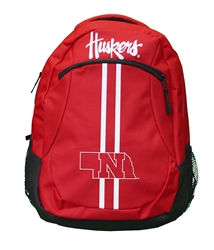 Huskers Action Backpack Nebraska Cornhuskers, Nebraska  Bags Purses & Wallets, Huskers  Bags Purses & Wallets, Nebraska Red And Black Huskers Action Backpack Team Beans , Huskers Red And Black Huskers Action Backpack Team Beans 