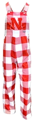 Huskers Buffalo Checkered Bib Overalls Nebraska Cornhuskers, Nebraska  Mens Shorts & Pants, Huskers  Mens Shorts & Pants, Nebraska Shorts & Pants, Huskers Shorts & Pants, Nebraska  Novelty, Huskers  Novelty, Nebraska Red And White Buffalo Check Bib Overalls FOCO, Huskers Red And White Buffalo Check Bib Overalls FOCO