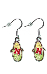 Huskers Corn Cob Dangle Earrings Nebraska Cornhuskers, Nebraska  Jewelry & Hair, Huskers  Jewelry & Hair, Nebraska  Ladies, Huskers  Ladies, Nebraska  Ladies Accessories, Huskers  Ladies Accessories, Nebraska Nebraska Corn Cob Dangle Earrings Neil, Huskers Nebraska Corn Cob Dangle Earrings Neil